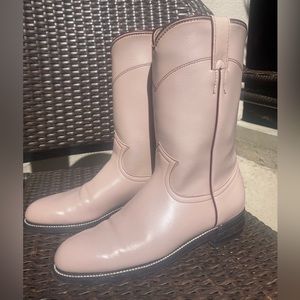 Vintage baby pink Justin boots - Size 6